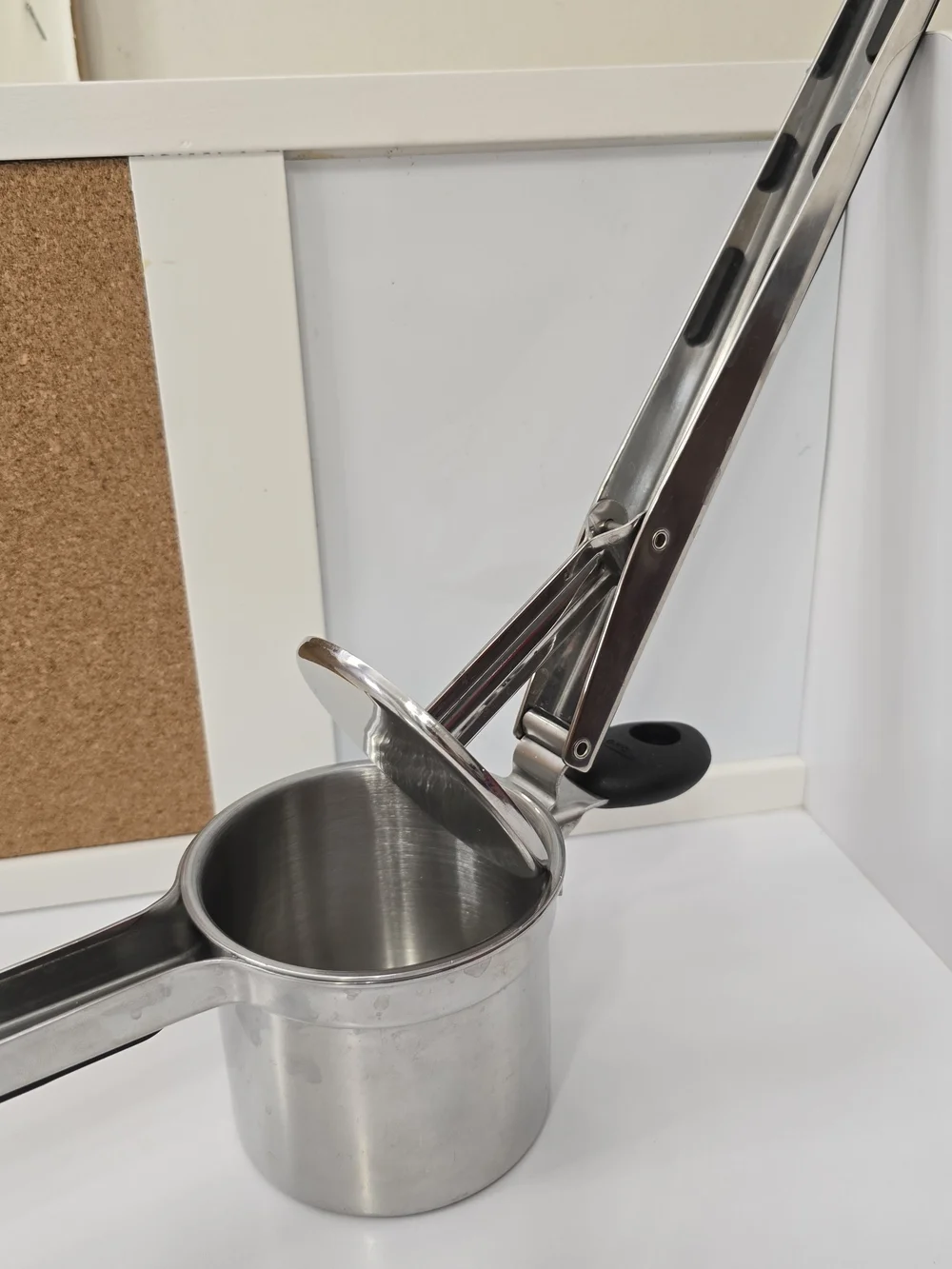 Stainless Steel Potato Ricer / Fruit Press - Silver
